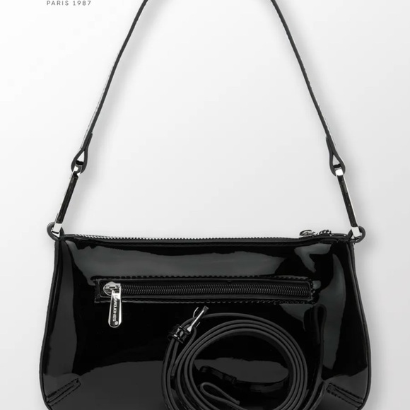 Patent Chic Black Shoulder Bag - Picture 8 of 8